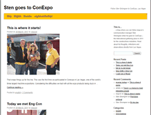 Tablet Screenshot of conexpoblog.engcon.com